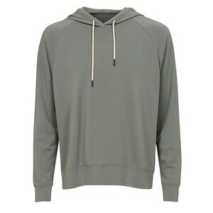 Fundamental Coast Hoodie Women’s Large Soft Modal Light Gray Green Sweatshirt